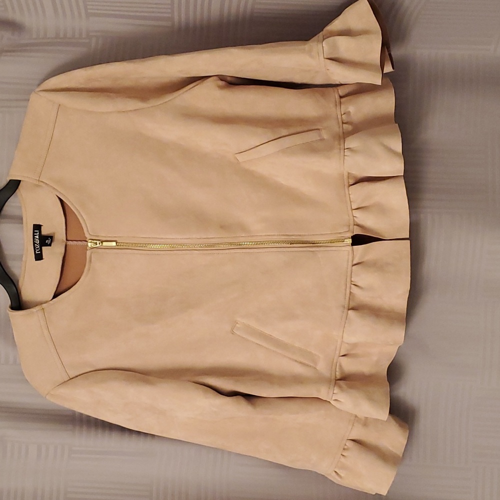 Pale Pink Peplum Jacket